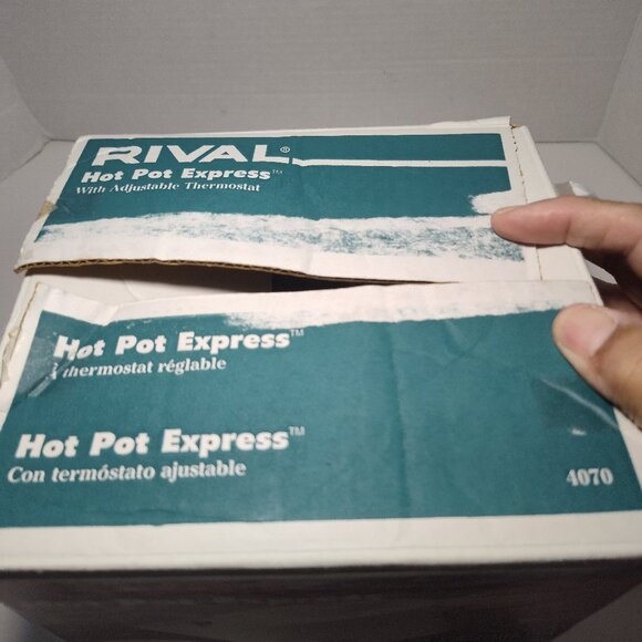 Rival 4070 Hot Pot Express Soup Water Noodles Canned Food & More Adj Settings - Picture 6 of 12